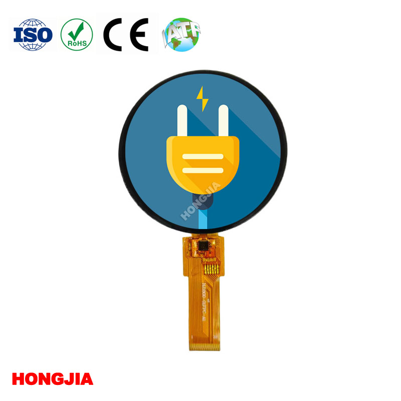 1.8 นิ้วรอบ Lcd 360*360 QSPI/SPI/MCU/MIPI พร้อมระบบสัมผัส