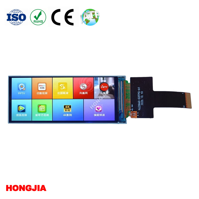 2.86 นิ้ว Long Strip LCD โมดูลอินเทอร์เฟซ MIPI