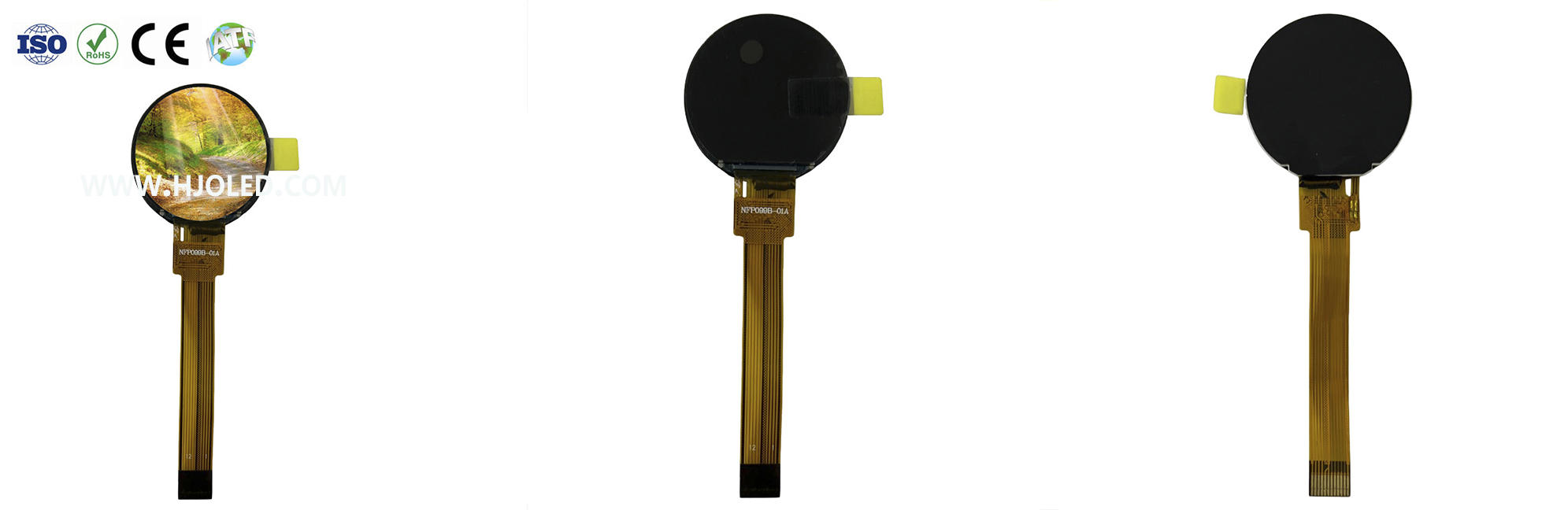 หน้าจอ LCD แบบกลม 0.99 นิ้ว: ขนาดเล็ก ใช้งานได้มาก