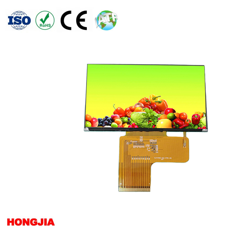 หน้าจอแนวนอน TFT LCD ขนาด 4.45 นิ้วความละเอียด 1920*1080, อินเทอร์เฟซ LVDS และอัตราการรีเฟรชสูงถึง 120Hz